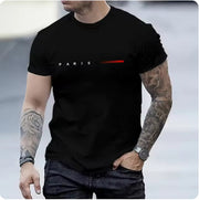 3d Printed Top Slim Fit Men