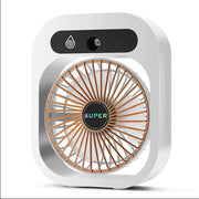 View details for Air Conditioning Fan Desk Misting Fan Air Cooler Cooling USB Rechargeable Humidifier Portable Spray Fan With 3 Wind Speeds Mist Fan For Home Air Conditioning Fan Desk Misting Fan Air Cooler Cooling USB Rechargeable Humidifier Portable Spr