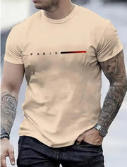 3d Printed Top Slim Fit Men