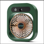View details for Air Conditioning Fan Desk Misting Fan Air Cooler Cooling USB Rechargeable Humidifier Portable Spray Fan With 3 Wind Speeds Mist Fan For Home Air Conditioning Fan Desk Misting Fan Air Cooler Cooling USB Rechargeable Humidifier Portable Spr