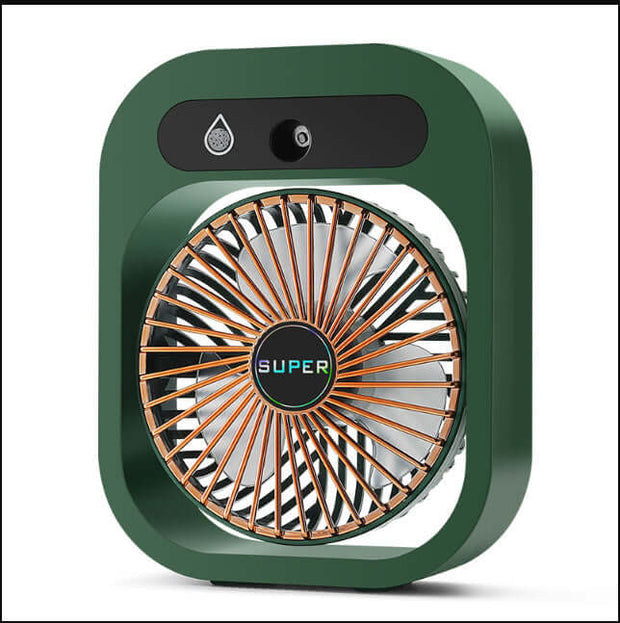 View details for Air Conditioning Fan Desk Misting Fan Air Cooler Cooling USB Rechargeable Humidifier Portable Spray Fan With 3 Wind Speeds Mist Fan For Home Air Conditioning Fan Desk Misting Fan Air Cooler Cooling USB Rechargeable Humidifier Portable Spr